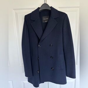 Massimo Dutti wood blend Trench Jacket